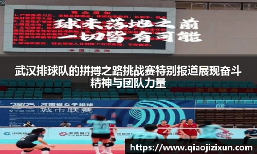 武汉排球队的拼搏之路挑战赛特别报道展现奋斗精神与团队力量